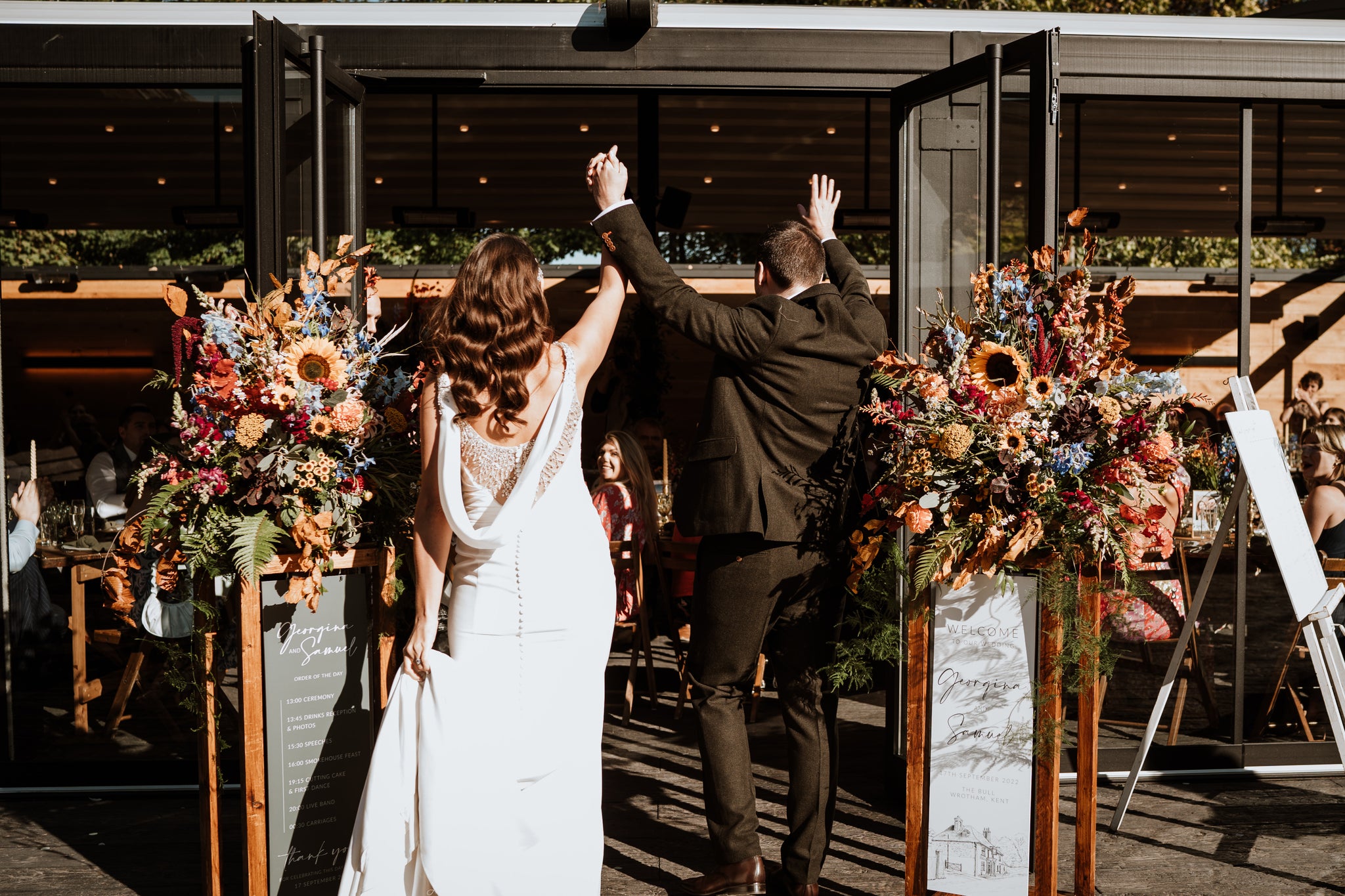 Real Wedding - Georgie and Sam's Autumnal Utopia