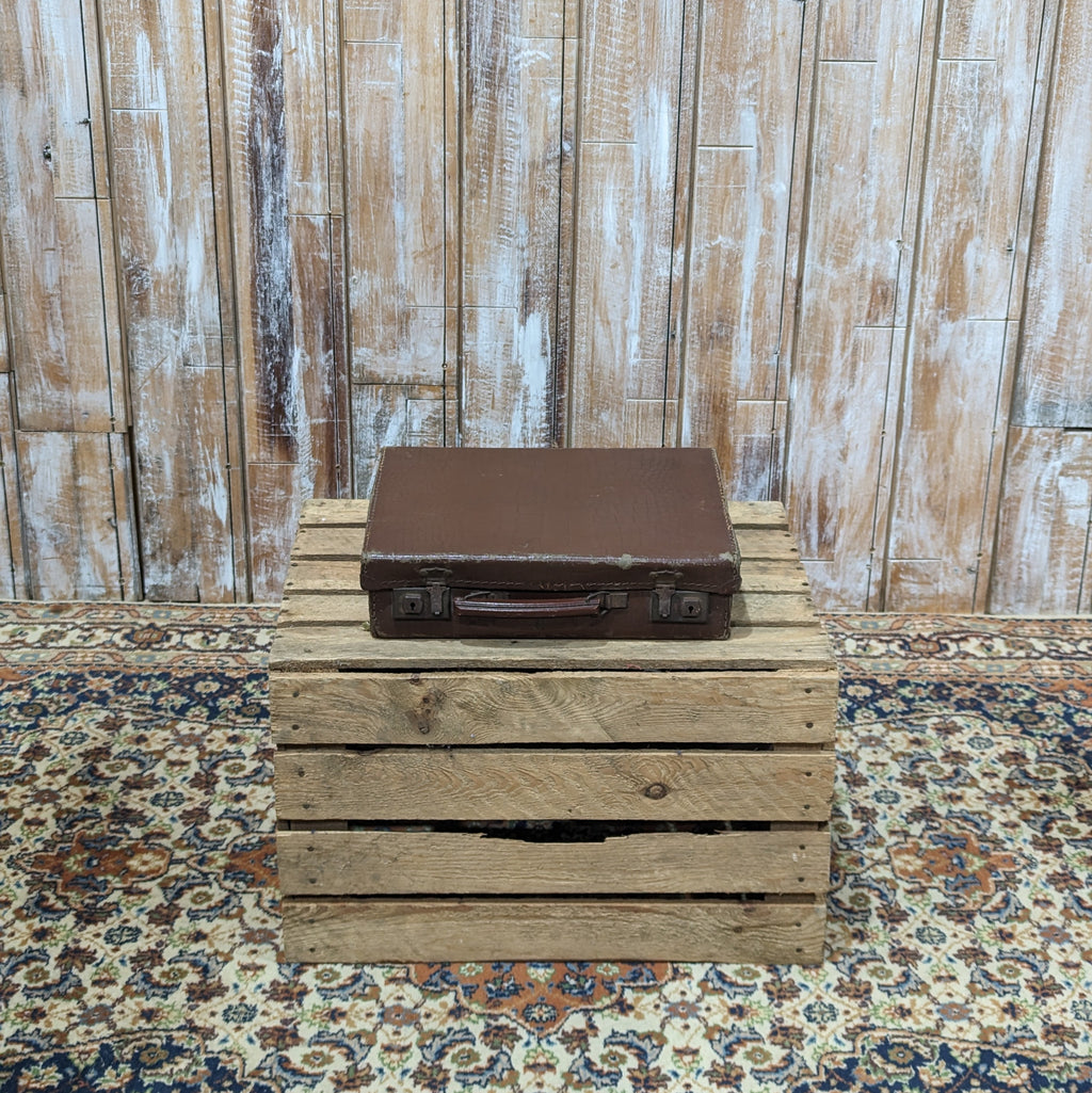 Case 19: Small Faux Croc Suitcase