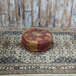 Orange and Red Pouffe