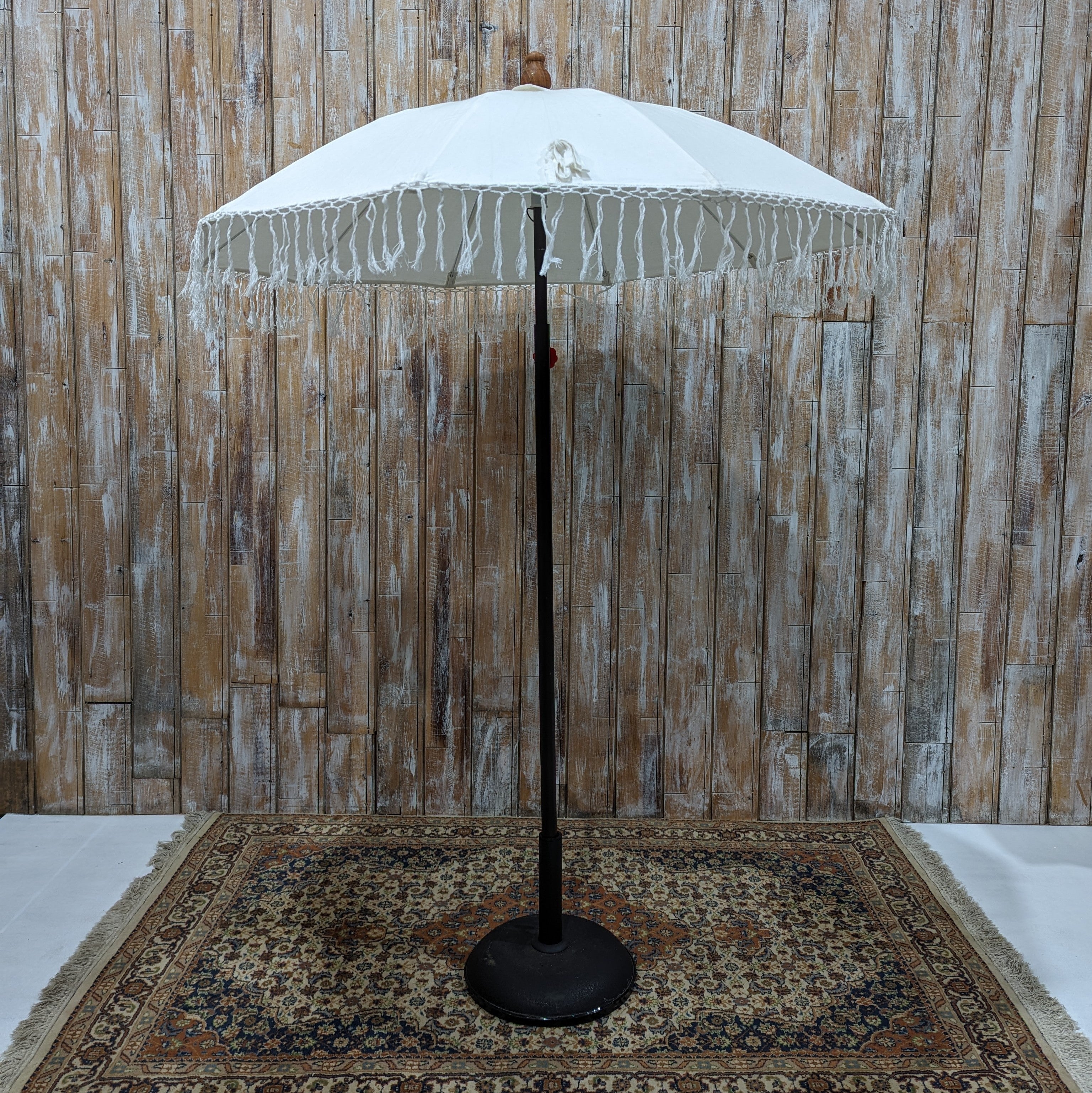 White Parasol with stand