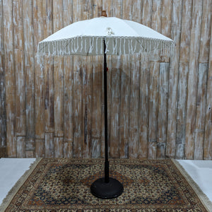 White Parasol with stand