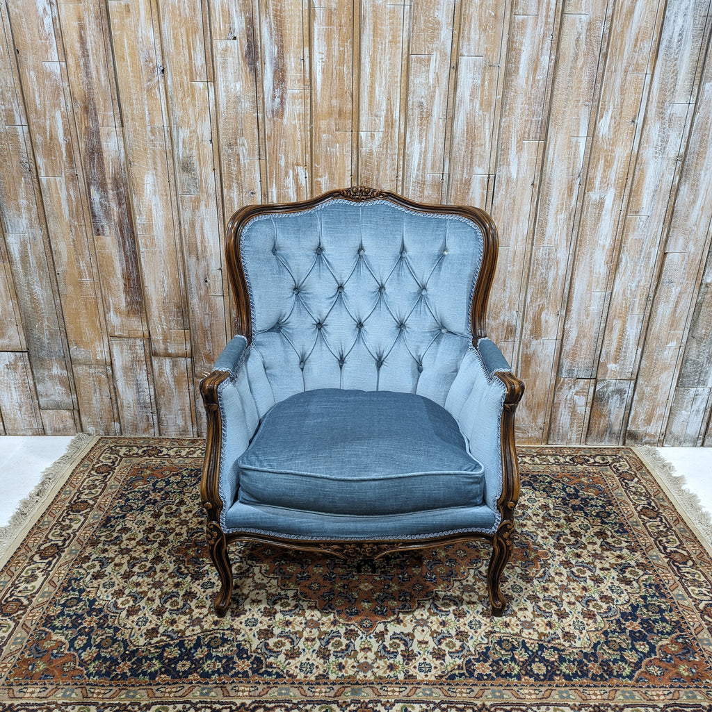 KATIE: Blue Armchair