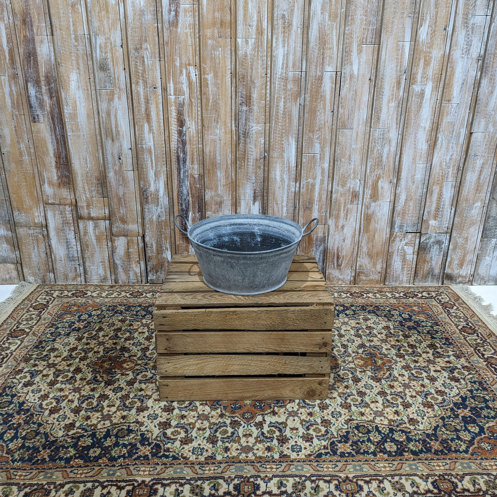 Small Galvanised Bowl