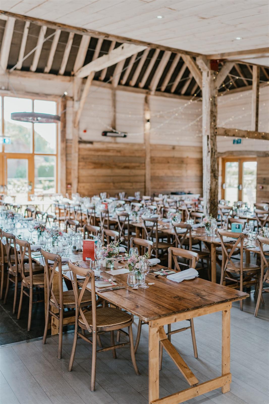 Wooden Trestle Table