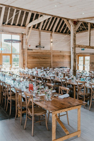 Wooden Trestle Table