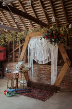 Wooden Hexagonal Backdrop