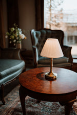 LED Table Lamp With White Shade