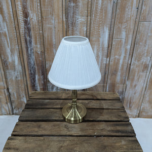 LED Table Lamp With White Shade