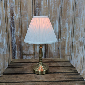 LED Table Lamp With White Shade