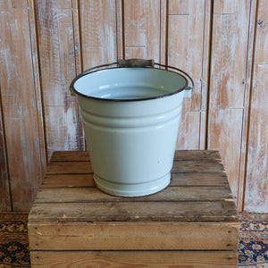 Light Blue Enamel Bucket