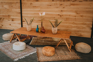 Low Boho Seating Area Package