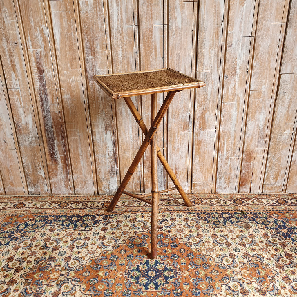 Square Top Bamboo Table