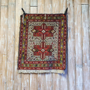 Rug 14: Aztec Black, Yellow and Red Rug