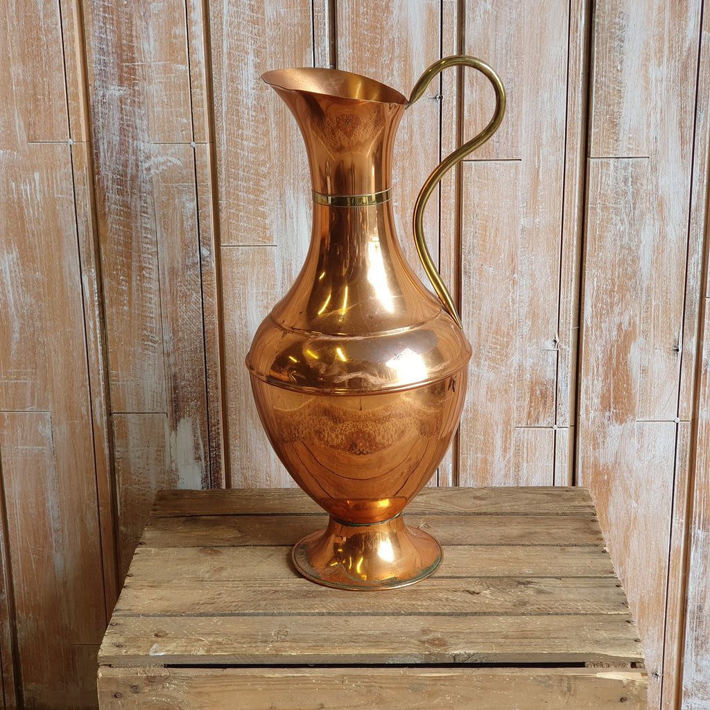 Boho Brass Vase
