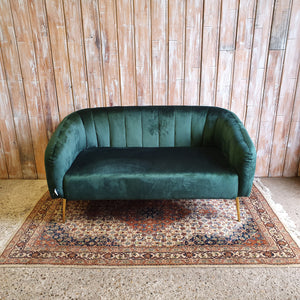 MIAMI: Contemporary  Green Two Seater Sofa