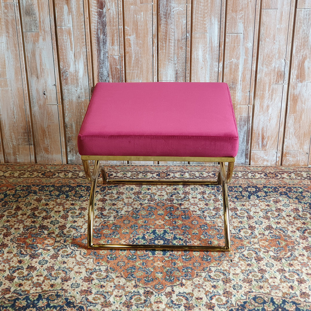 Contemporary  Pink Stool