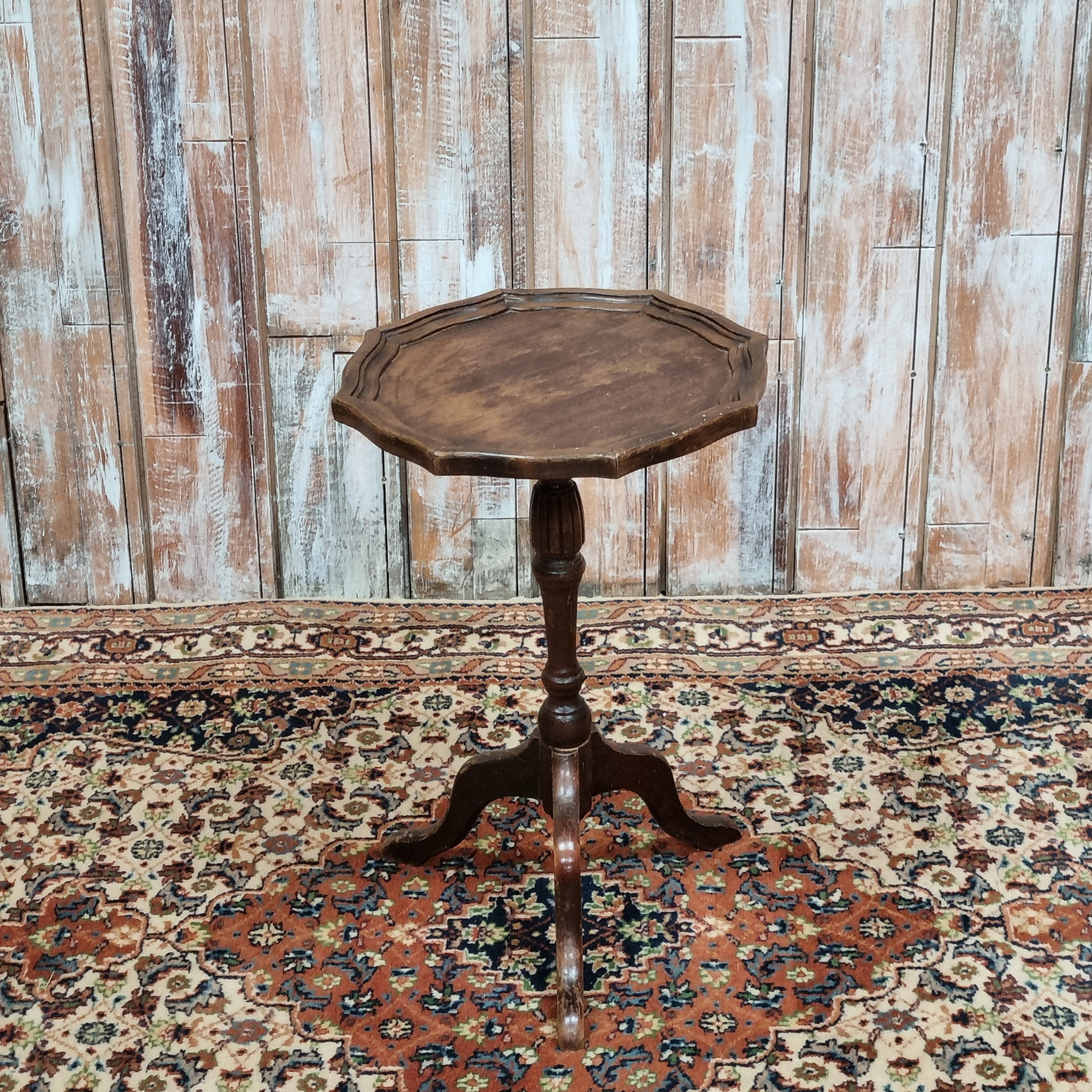 Vintage Wooden Small Side Table – Locate To Create