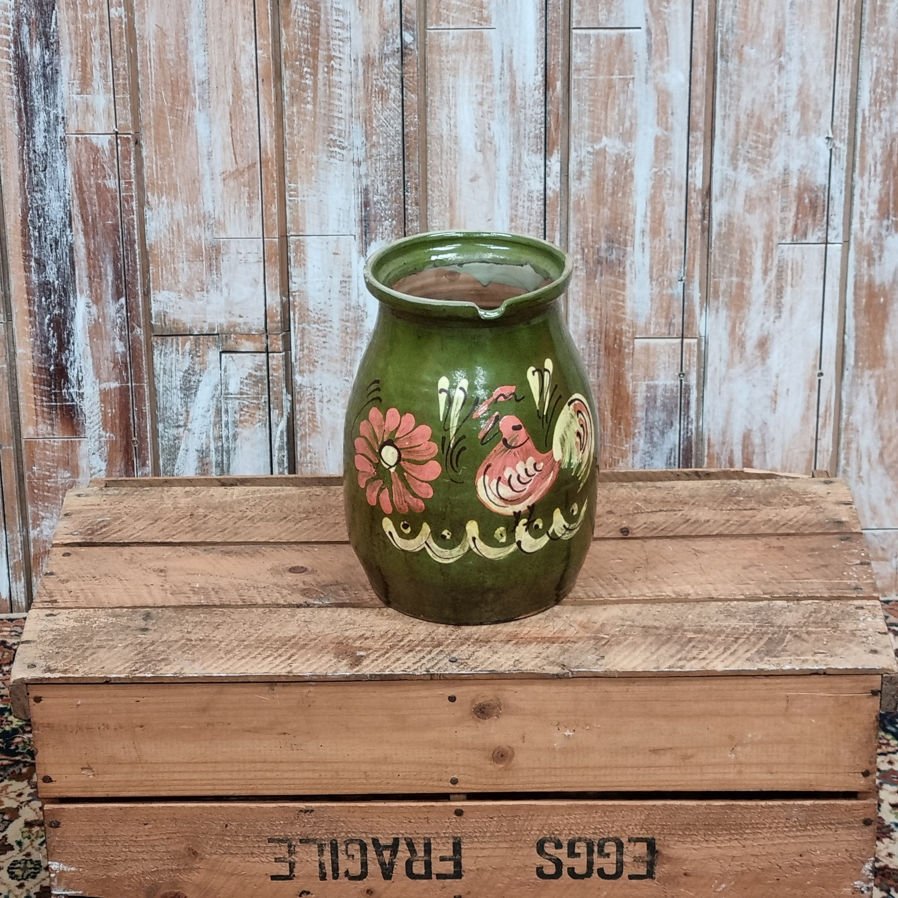 Green Vintage Jug