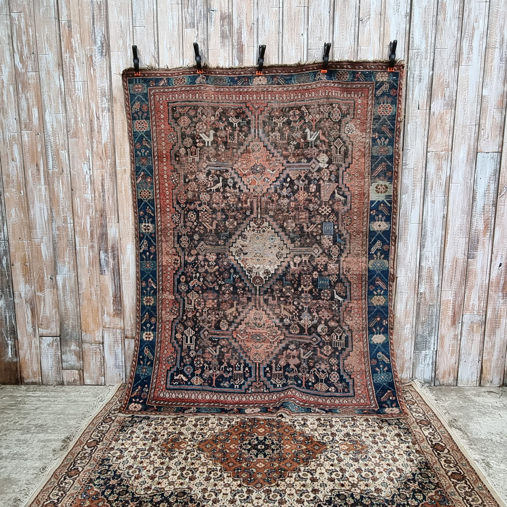 Rug 31: Large Worn Vintage Rug