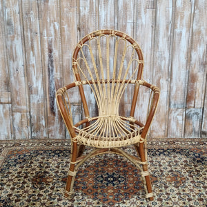 SILVIA: Vintage Cane Seat