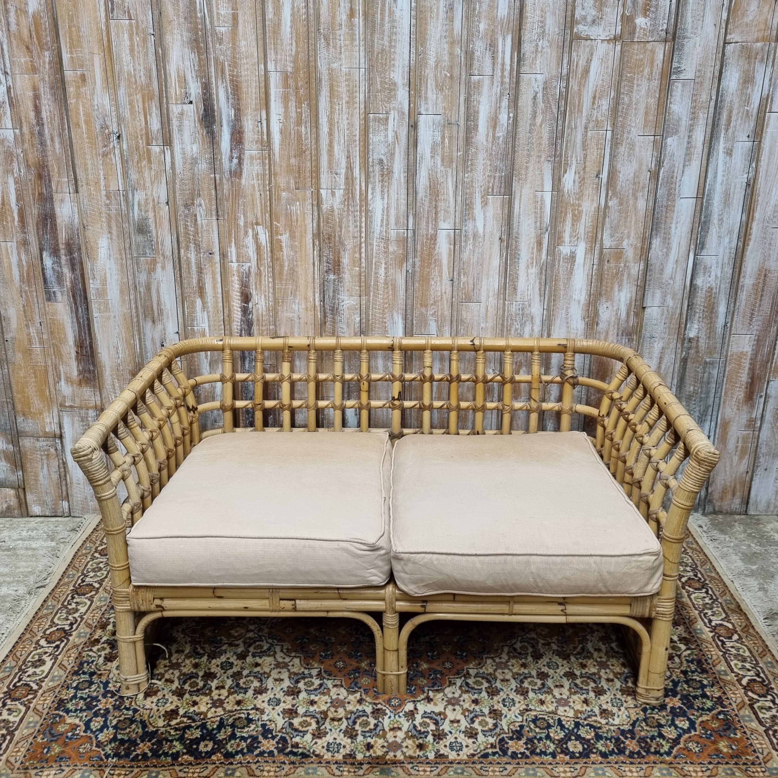 Julia: Cane Twin Seater