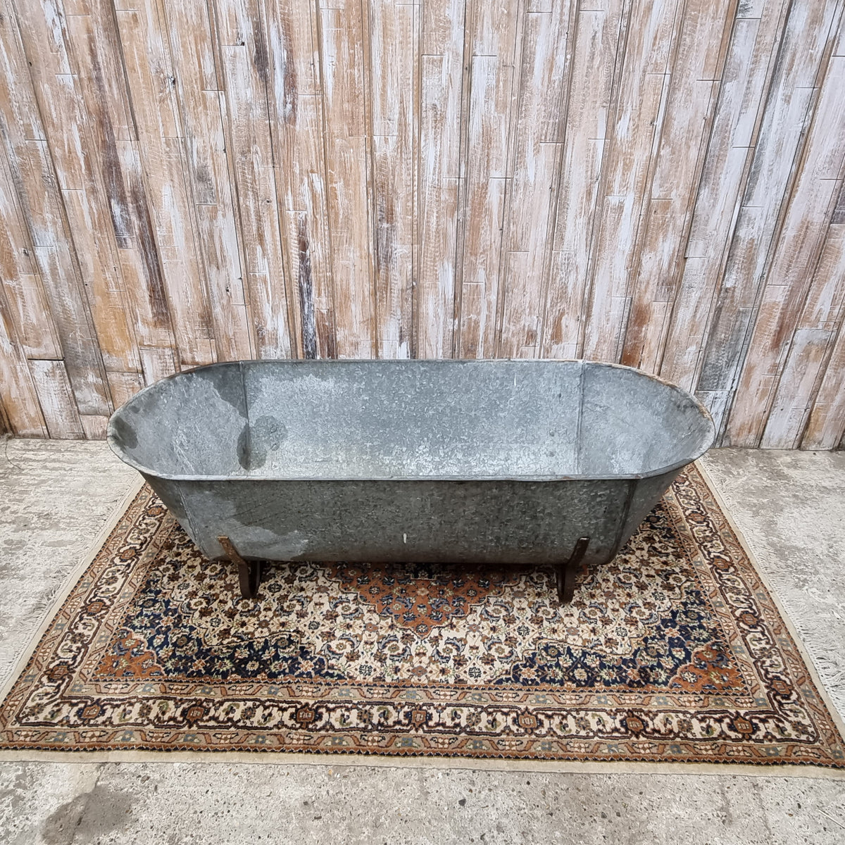 Galvanised Bath Locate To Create