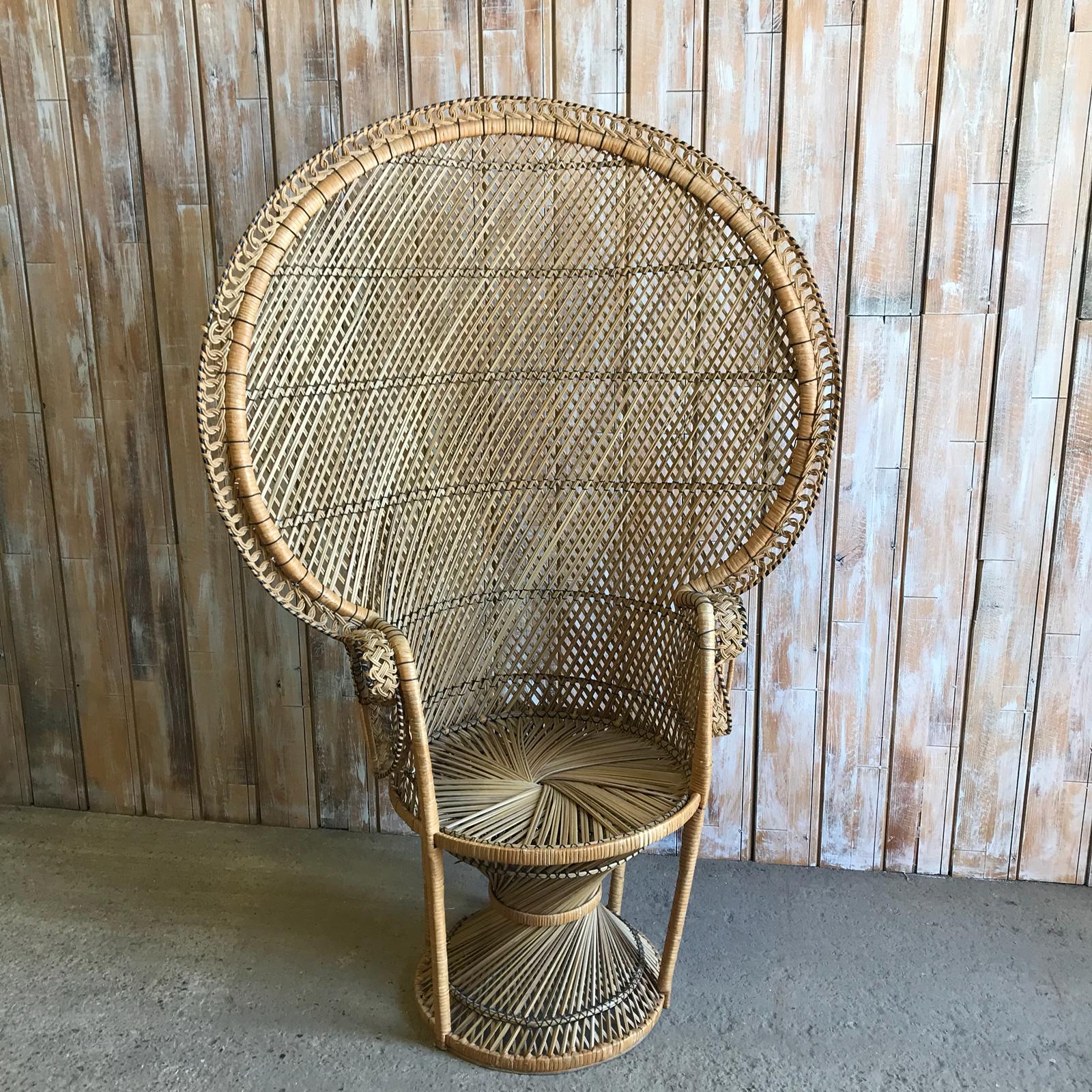 Natural Peacock Chair (A)